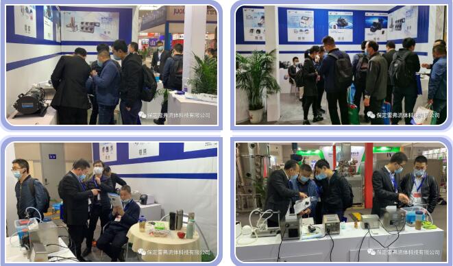 雷弗人員為用戶講解蠕動(dòng)泵原理